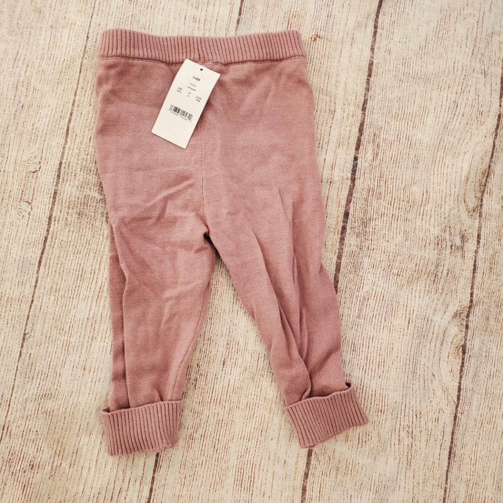 Grayson Collective fine knit bottoms/ leggings sz 24m NWT